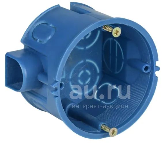 Коробка установочная СП для кирпичных стен D68*45 с саморезами, один ...