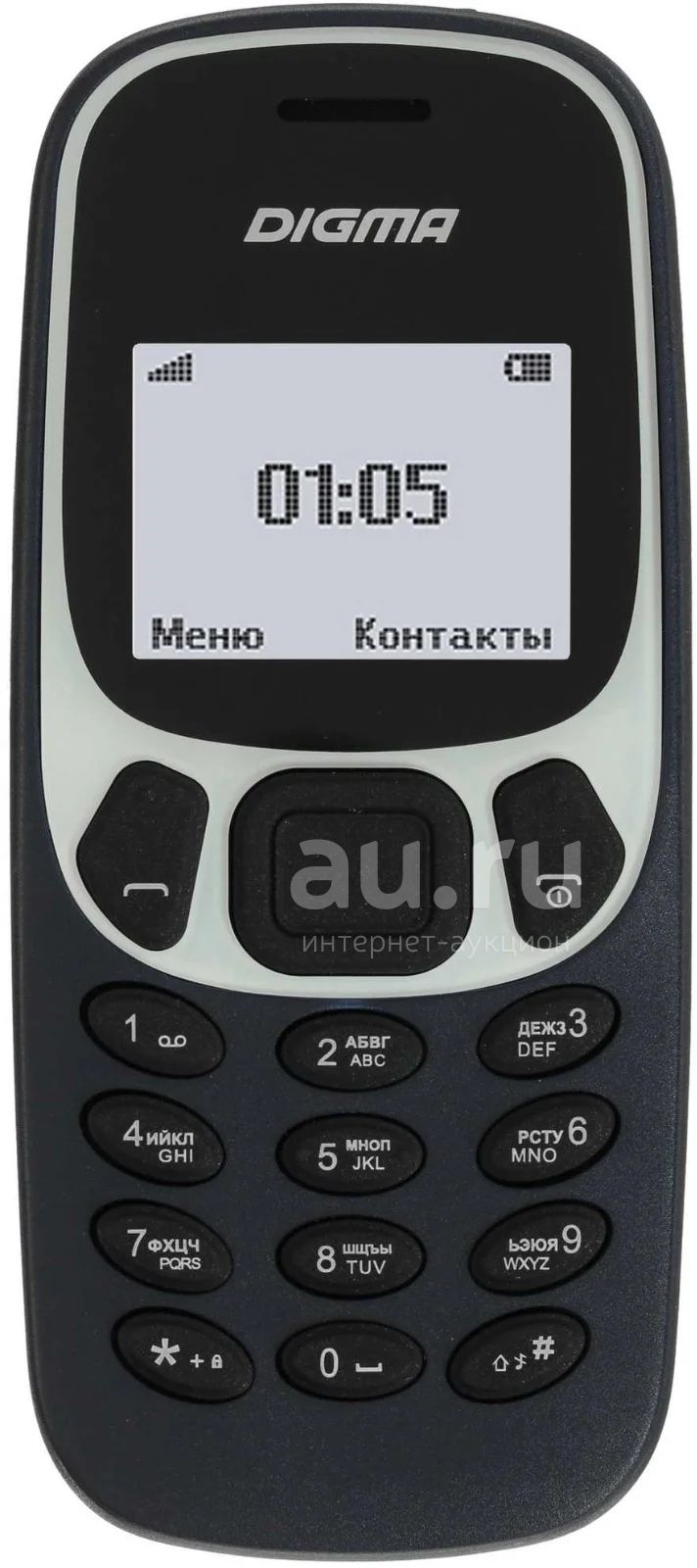 Новый Сотовый телефон Digma LINX A105N 2G синий [1.44", TN, 96x68, 600 ...