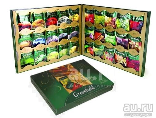 Подарочный набор-ассорти из 30 видов чая Greenfield (Гринфилд)! Цена в ...