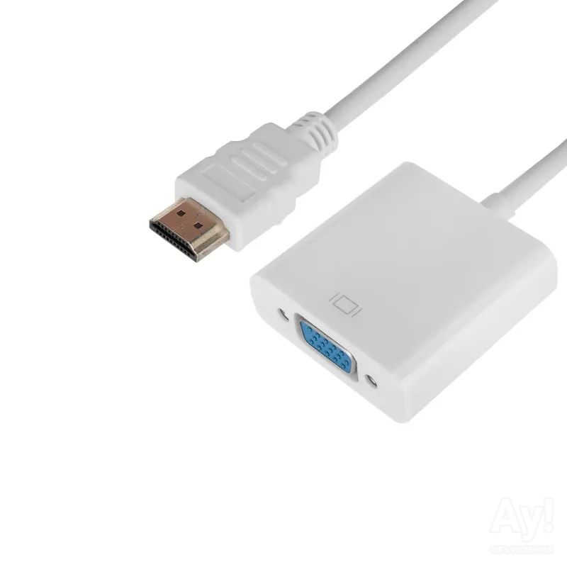 Адаптер-переходник, HDMI штекер - VGA гнездо, ЦАП, Rexant 17-6835 ...