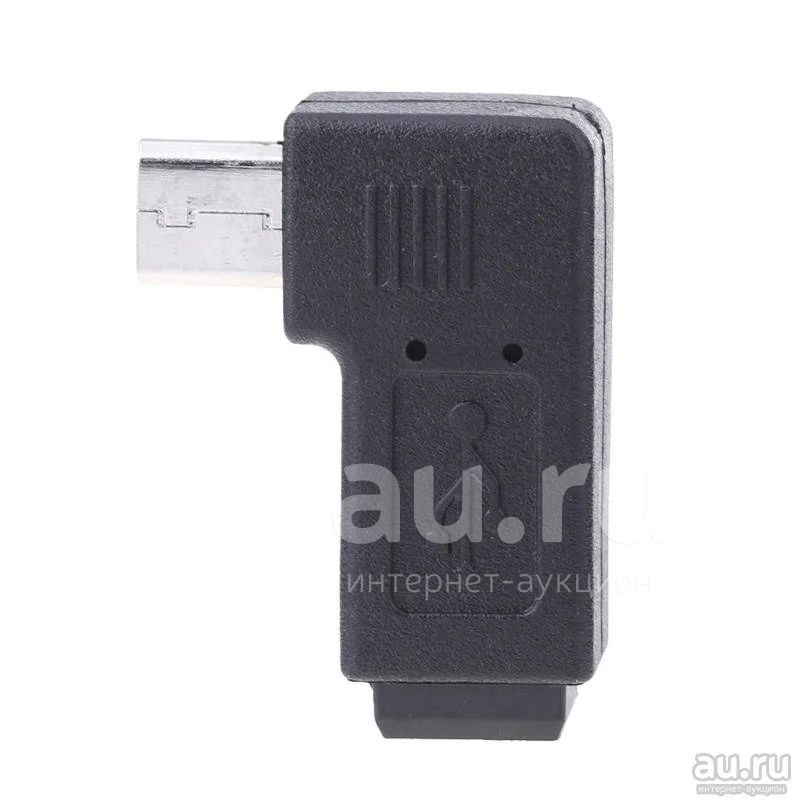 Переходник mini USB на micro USB (мини на микро) угловой Левый [В4] Q ...