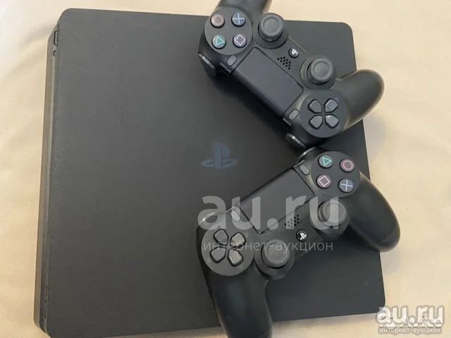 PlayStation 4 slim 1tb, 2 джойстика, подписка (код) и 4 диска — купить в  Красноярске. Состояние: Б/у. Консоли на интернет-аукционе Au.ru