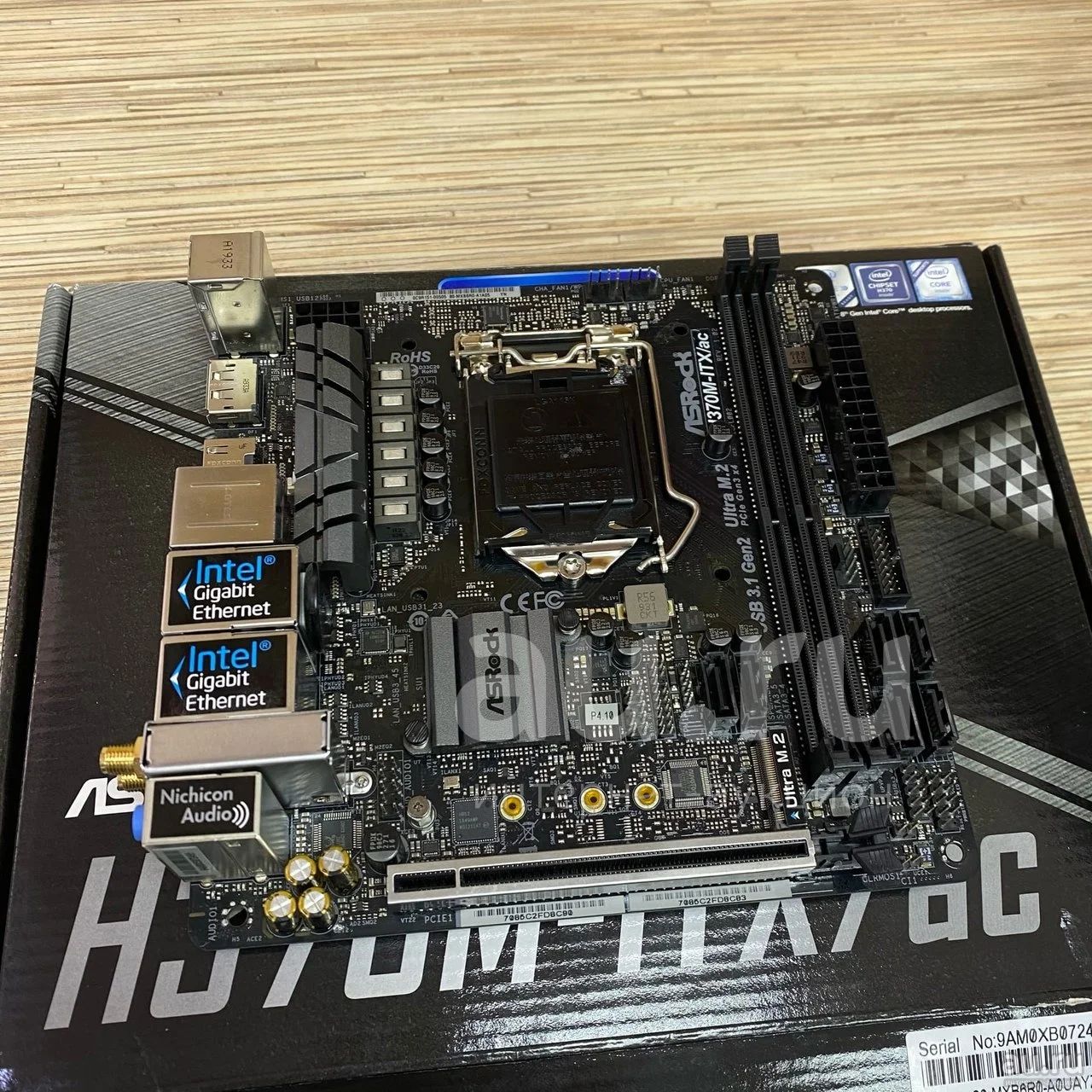 ASRock H370M iTX AC 1151 V2 H370 . 02.23 264679 . Au.ru