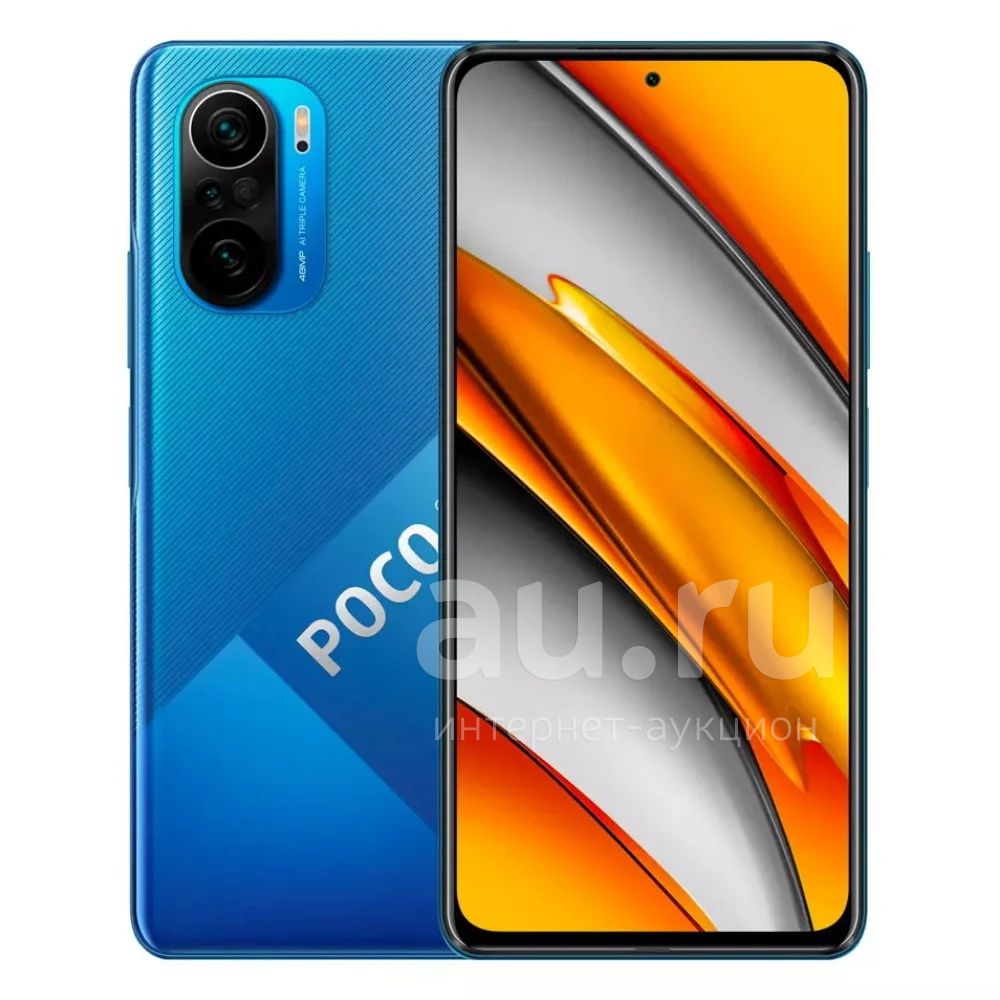 Смартфон Xiaomi Poco F3 6Gb/128Gb Deep Ocean Blue | Синий | Гарантия 1 ...