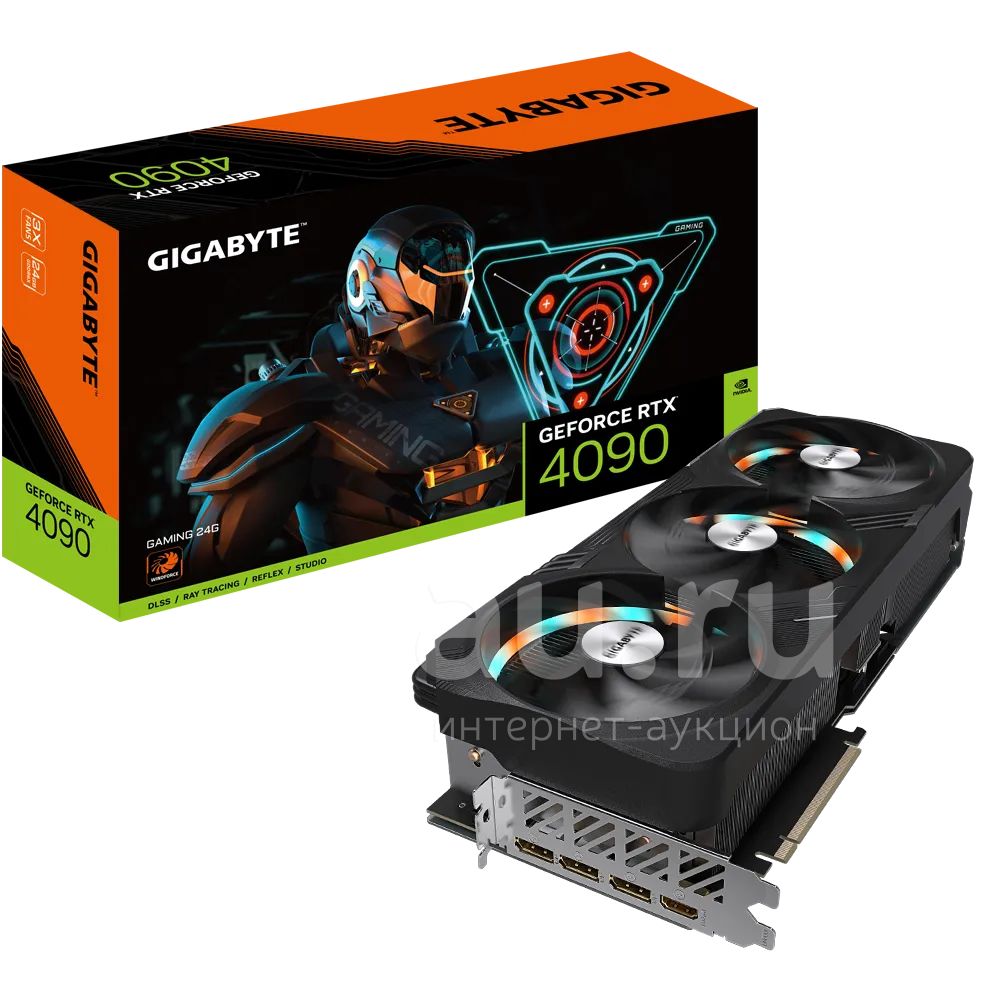 Видеокарта RTX4090 Gigabyte GV-N4090GAMiNG-24GD RTX 4090 — купить в ...