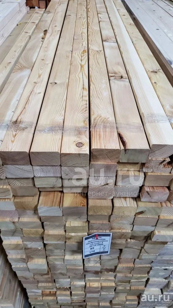 Брусок Лиственница профилированный Сорт 2 45*70*2000 — купить в ...