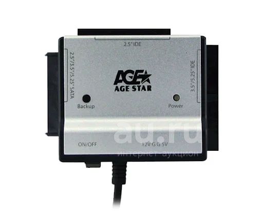 Переходник USB to SATA IDE AgeStar FUBCA — купить в Красноярске ...