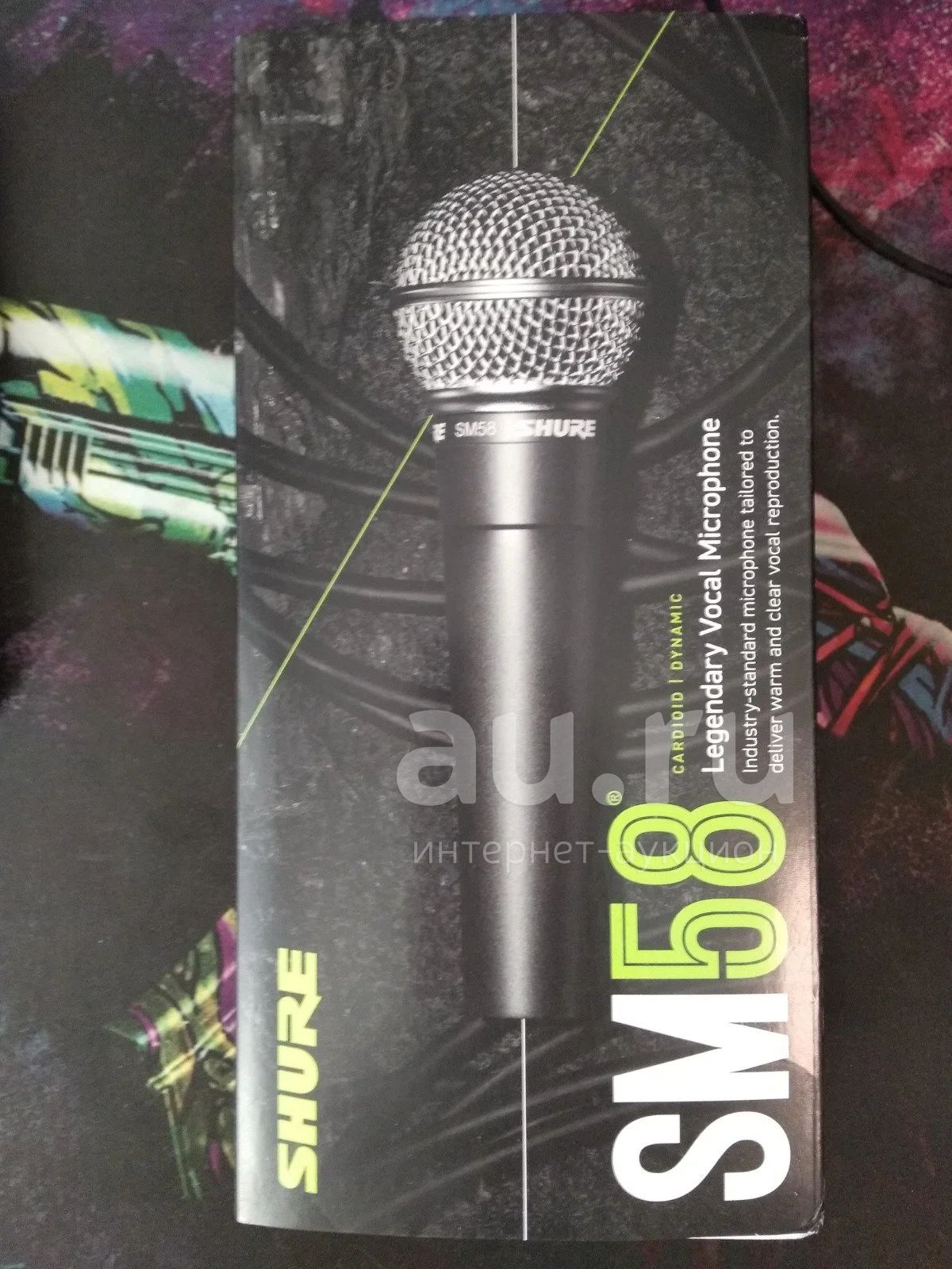 Shure sm58, динамический микрофон, XLR — купить в Красноярске ...