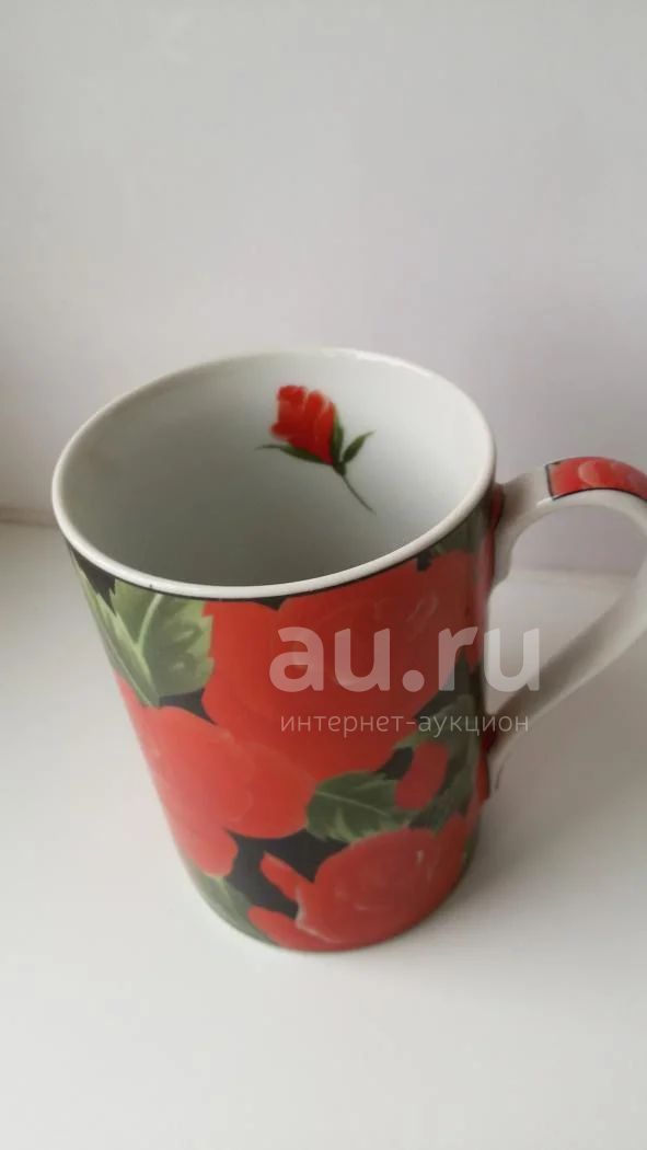 кружка бокал "красные розы". — купить в Красноярске. Состояние: Новое ...