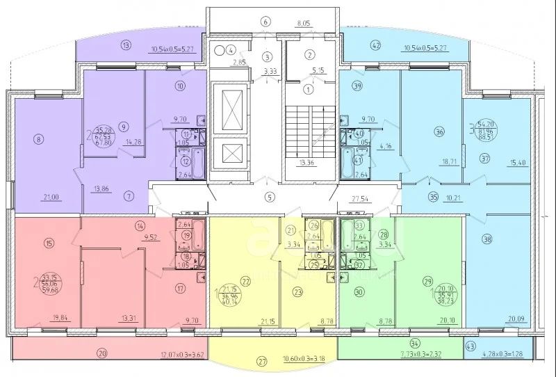 1-к квартира, 25 м², 8/16 эт. на продажу в Красноярске Купить квартиру Авито