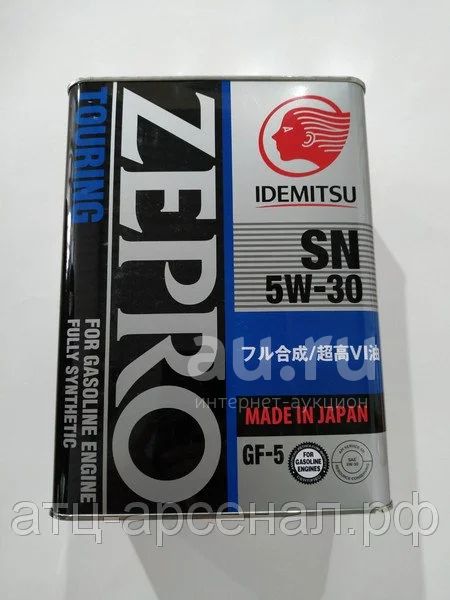 Масло моторное IDEMITSU ZEPRO Touring SN/GF5 5W-30, 4L — купить в ...