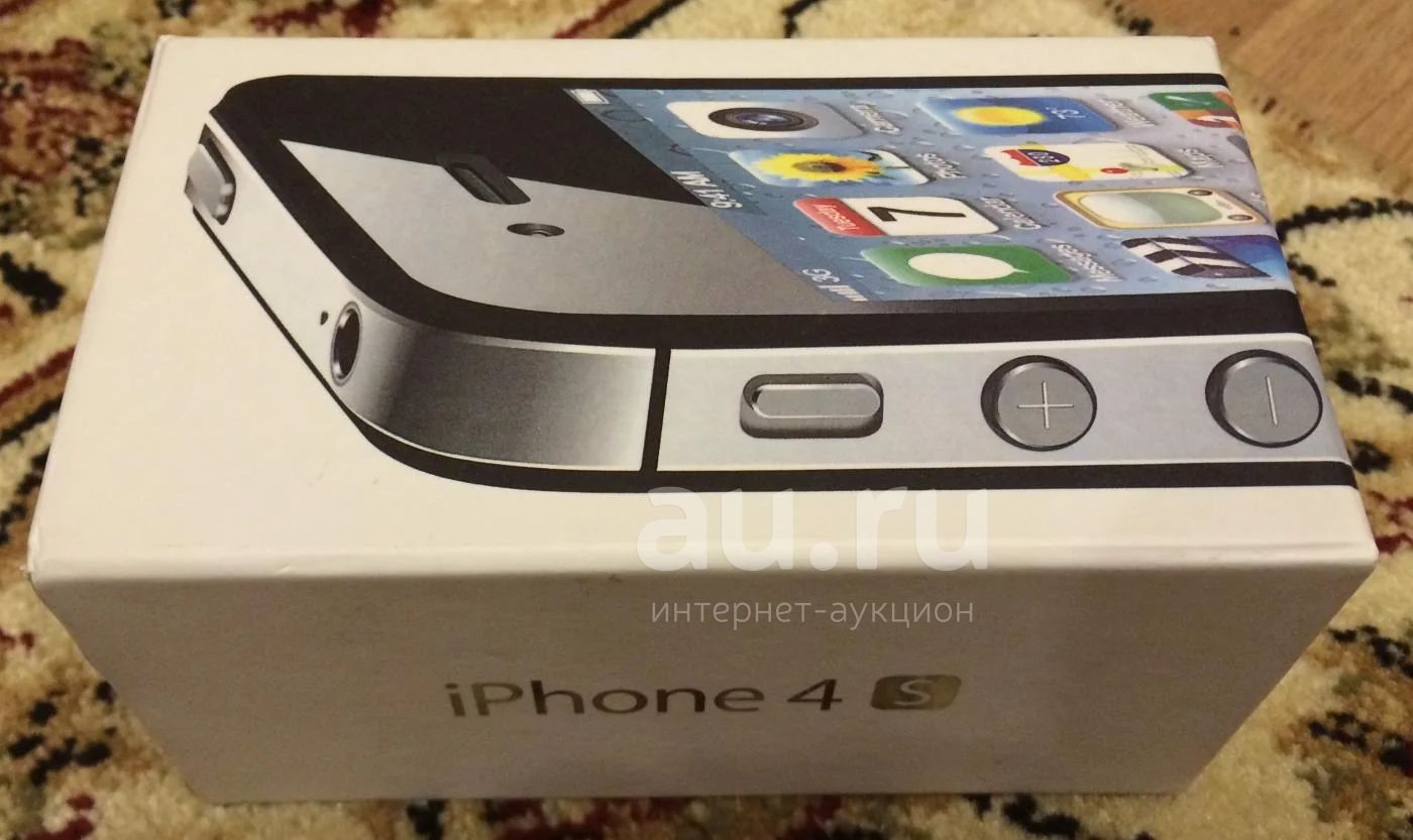 iPhone - 4S. Коробка не оригинал - копия. — купить в Красноярске. Коробки,  инструкции на интернет-аукционе Au.ru