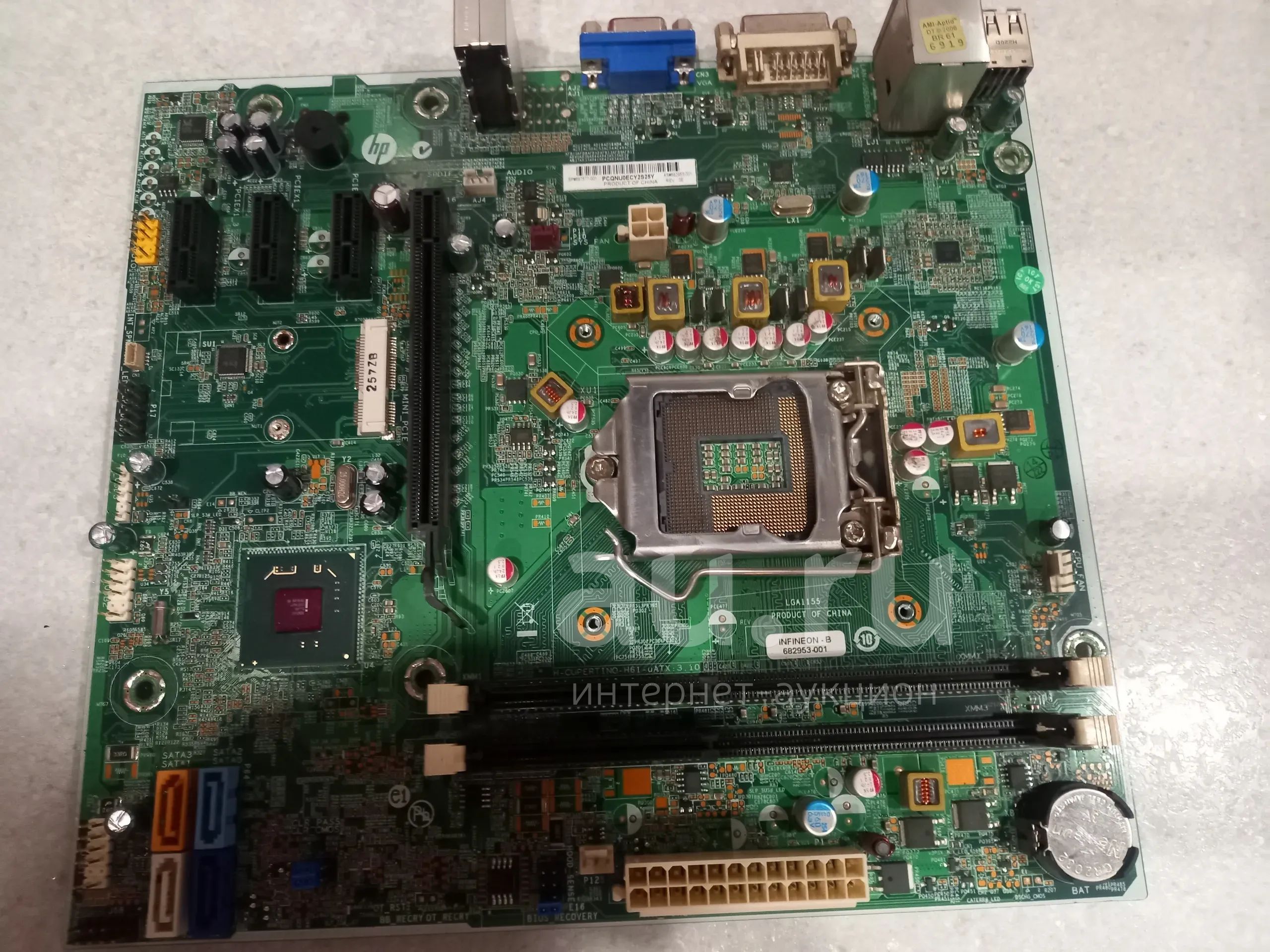Материнская плата lga 1155, с планкой. — купить в Красноярске ...