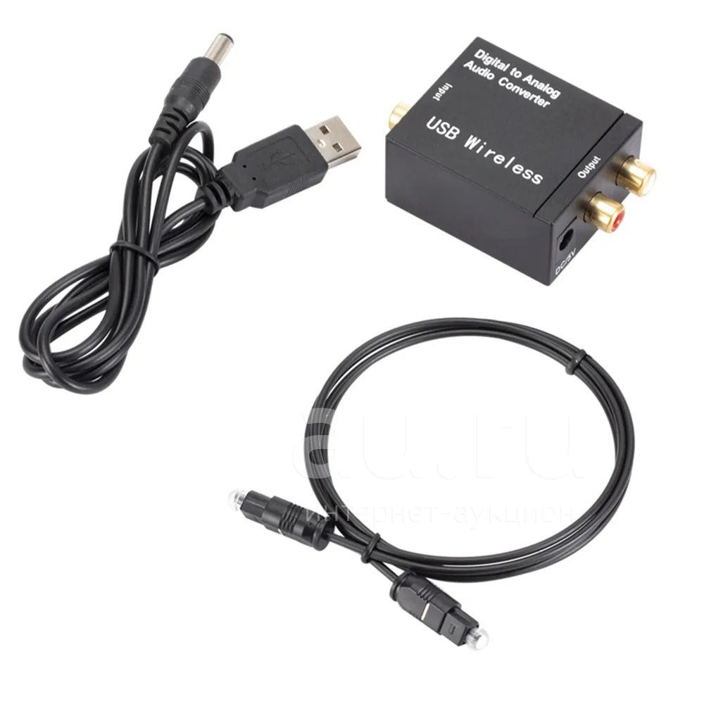 Адаптер конвертер декодер из цифрового Coaxial SPDIF/Toslink Digital ...