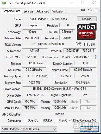 Видеокарта PowerColor Radeon HD 6930 1gb Читаем Описание — Купить.