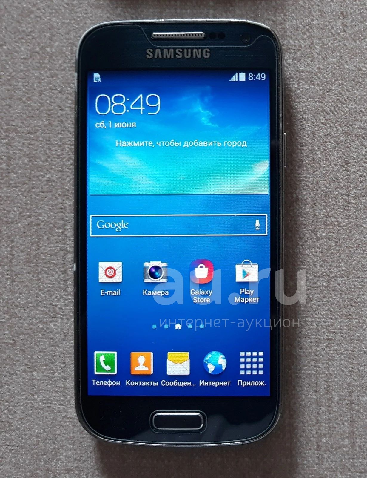 Samsung Galaxy S4 Mini GT-I9190!!! — купить в Красноярске. Состояние: Б/у.  Смартфоны на интернет-аукционе Au.ru