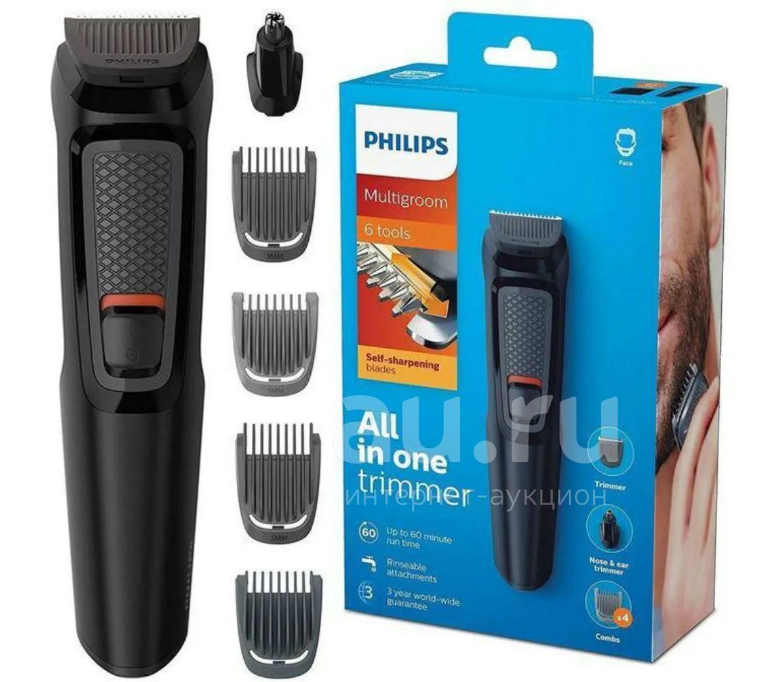 Триммер Philips MG3710/15 черный — купить в Красноярске. Состояние ...
