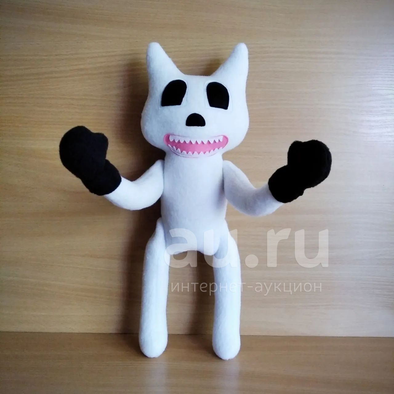 Мягкая Игрушка Cartoon Cat White Тревора Хендерсона — купить в Москве.  Авторские куклы, игрушки, поделки на интернет-аукционе Au.ru