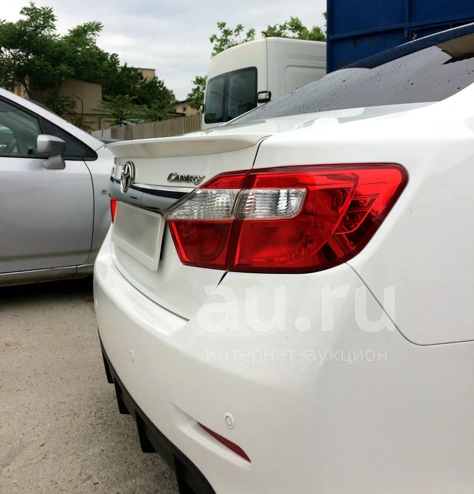 Лип спойлер на Тойота Камри 50/55 (Toyota Camry 50/55) 2012-2018г ...