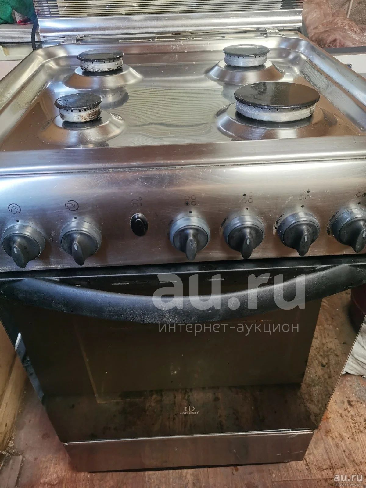 Газовая плита Indesit с газконтролем — купить в Красноярске. Состояние ...
