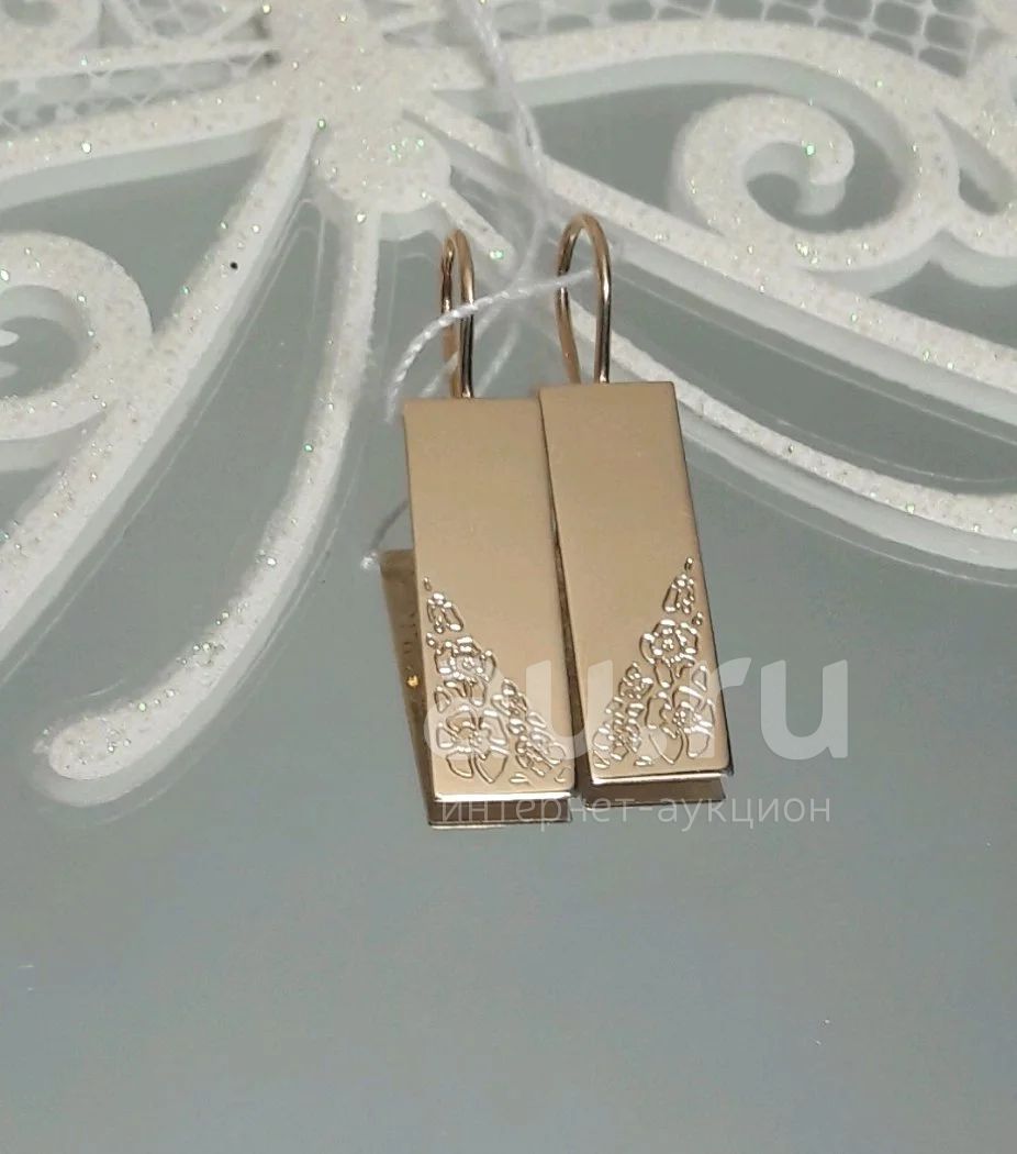 Серьги Золото Без вставки Полновесные Классика/узор 08-207285 в разделе Серьги и - Товар на картинке можно купить.