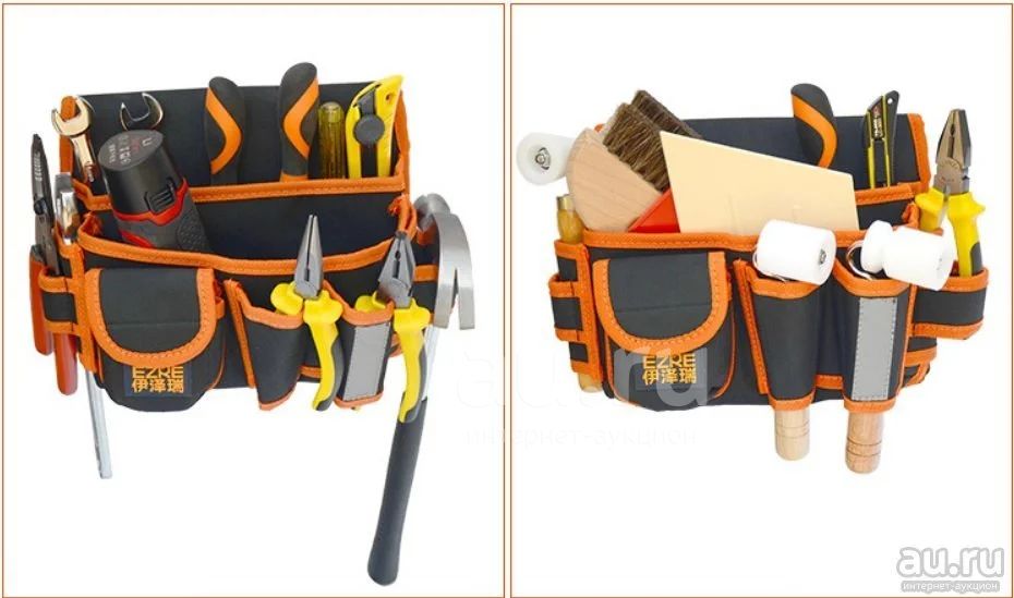 Универсальная сумка для ношения инструмента электрика, монтажника .