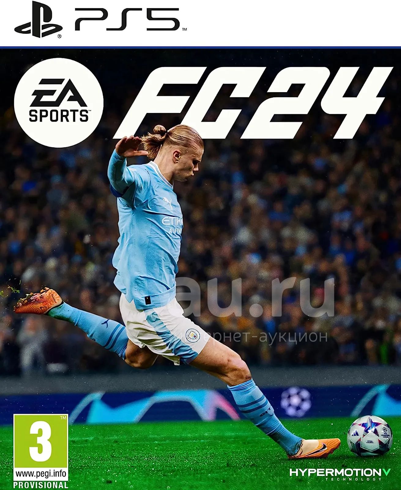 EA Sports FC 24 (FIFA 24) . Лицензионный диск Sony PlayStation 5 PS5 .  Полностью на русском языке . PPSA 13390 . Для 1-4 игроков . Диск новый .  Запечатан . Магазин . —