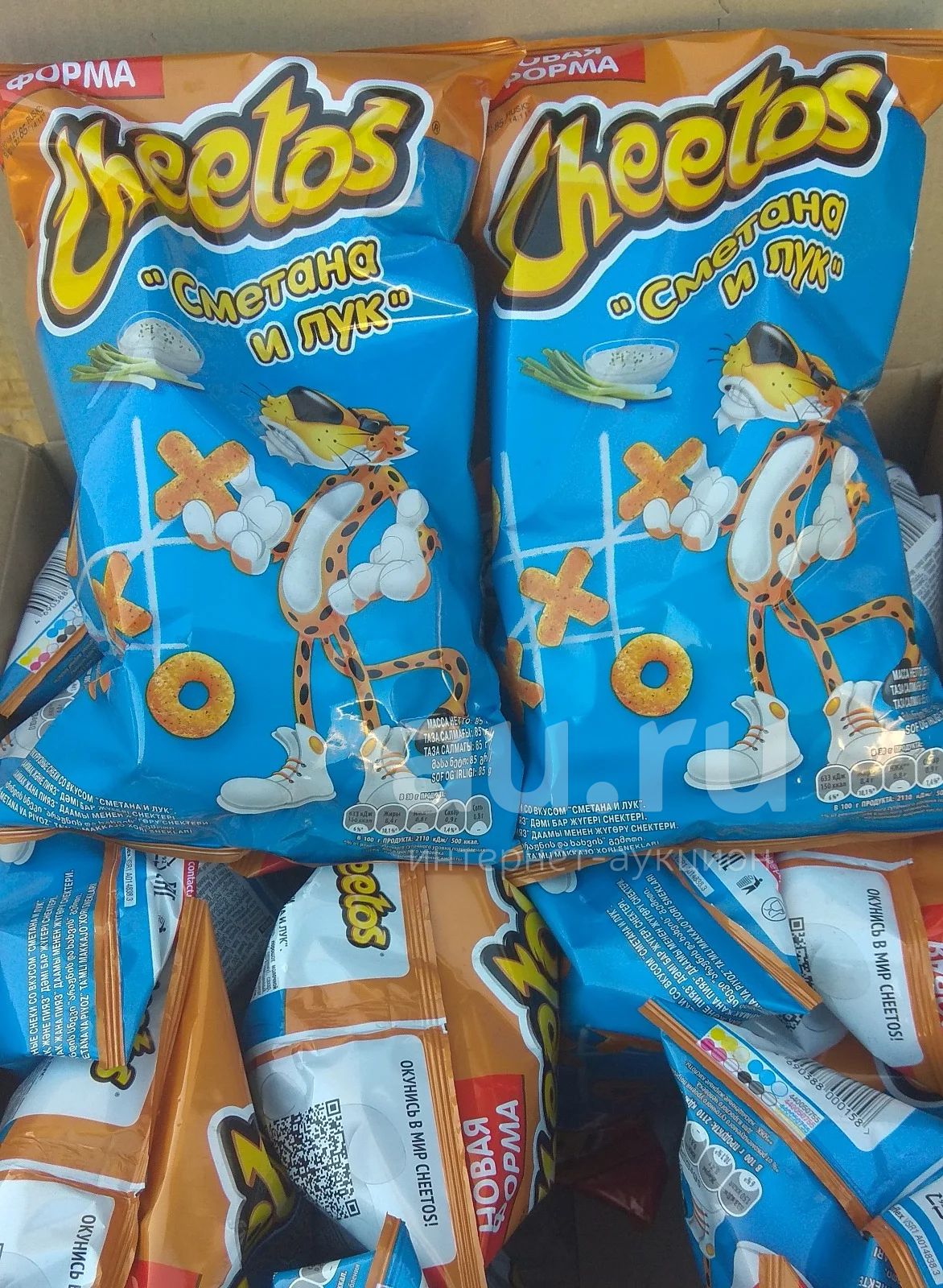 кукурузные снэки Cheetos сметана лук читос не чипсы — купить в ...