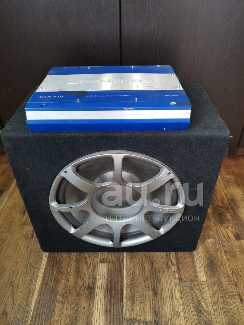Сабвуфер Blaupunkt GTB 1200 SC 250w-850w Усилитель Blaupunkt GTA 470 ...