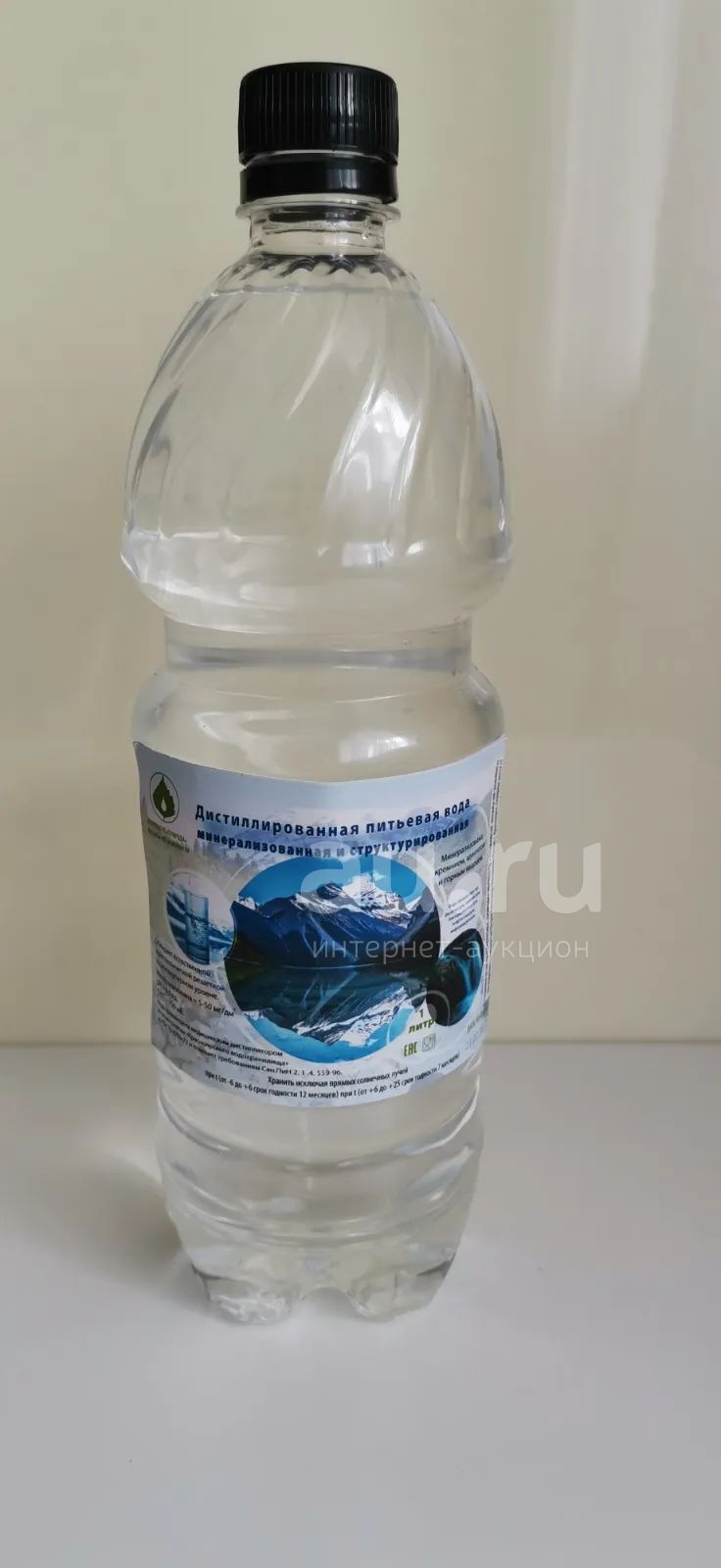 Дистиллированная вода питьевая 1 литр —  в Красноярске. Напитки .