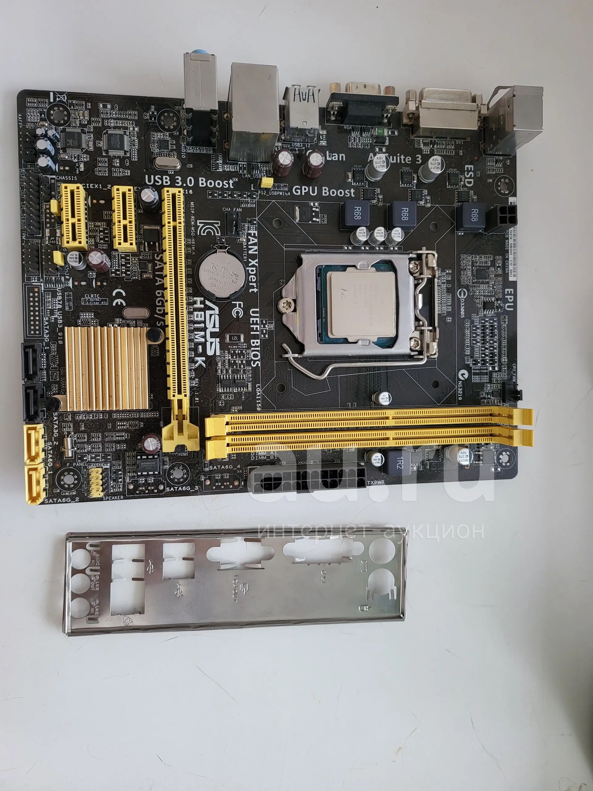 Материнская плата Asus H81M-K — купить в Красноярске. Состояние: Б/у ...