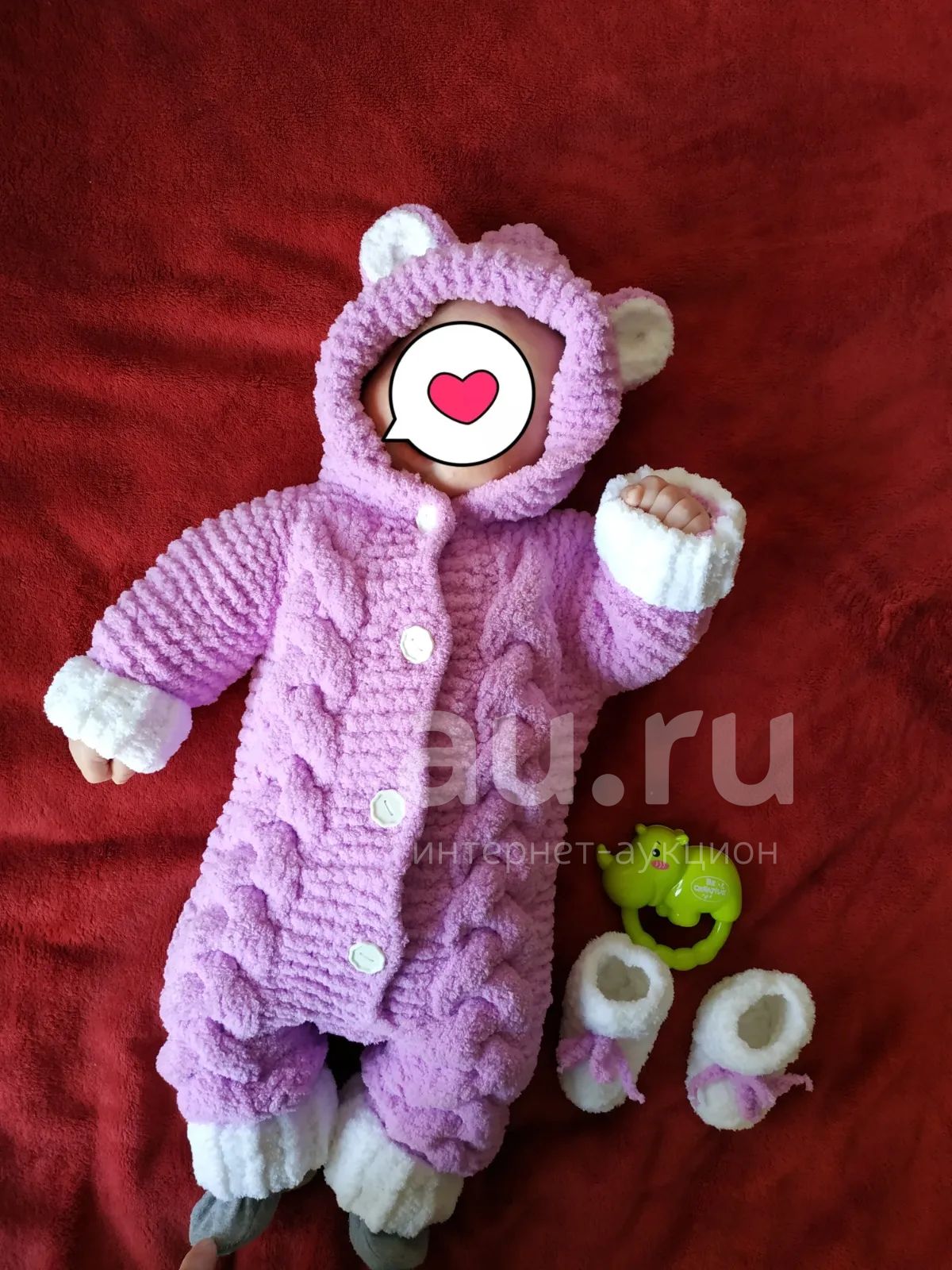 Комбинезон детский вязаный на выписку..новый — купить в Красноярске ...