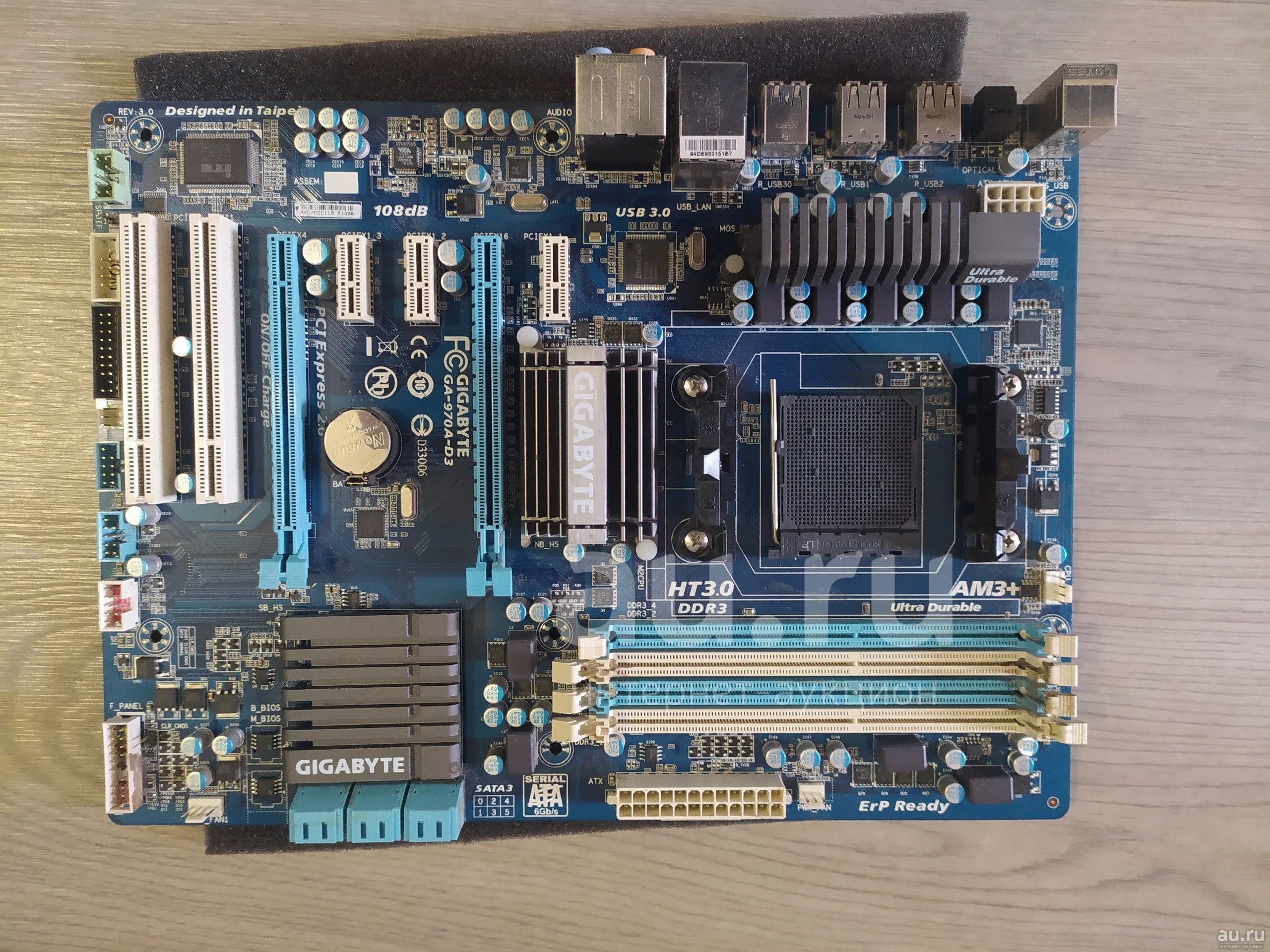 Материнская плата Gigabyte GA 970A D3 — купить в Красноярске. Состояние ...