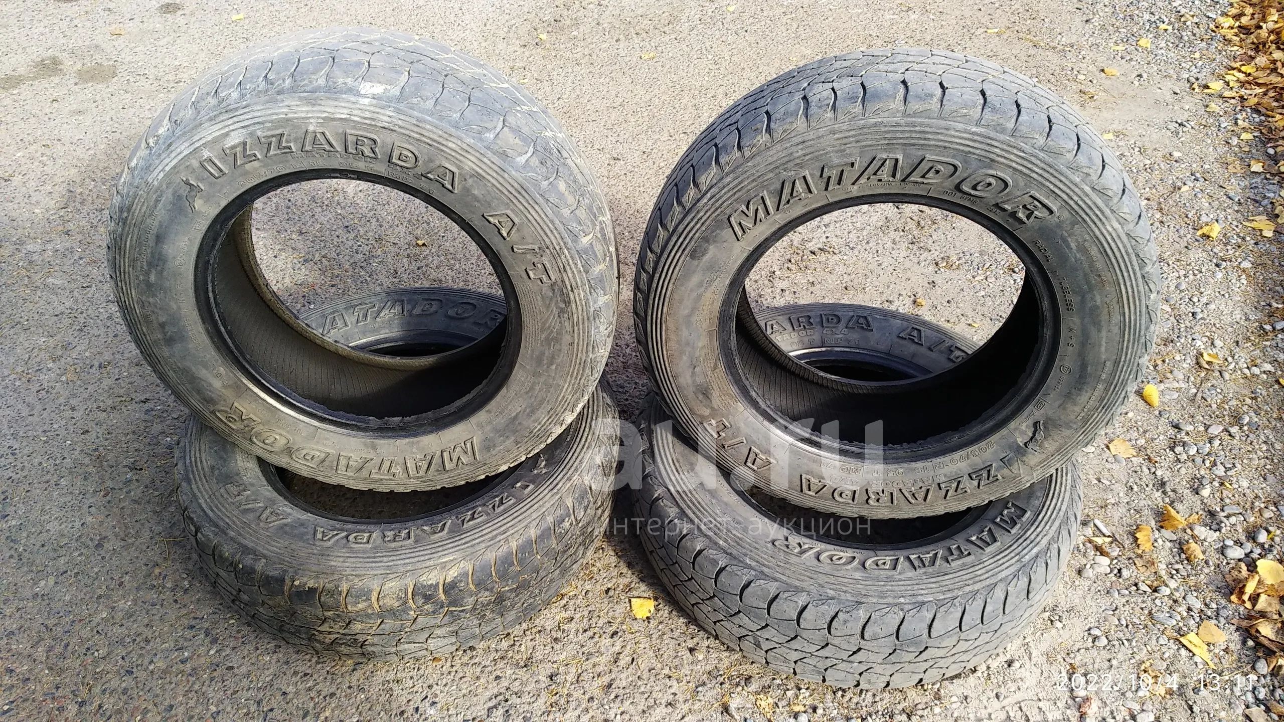 R15 205/70 Matador Izzarda A/T — купить в Дивногорске. Состояние: Б/у ...