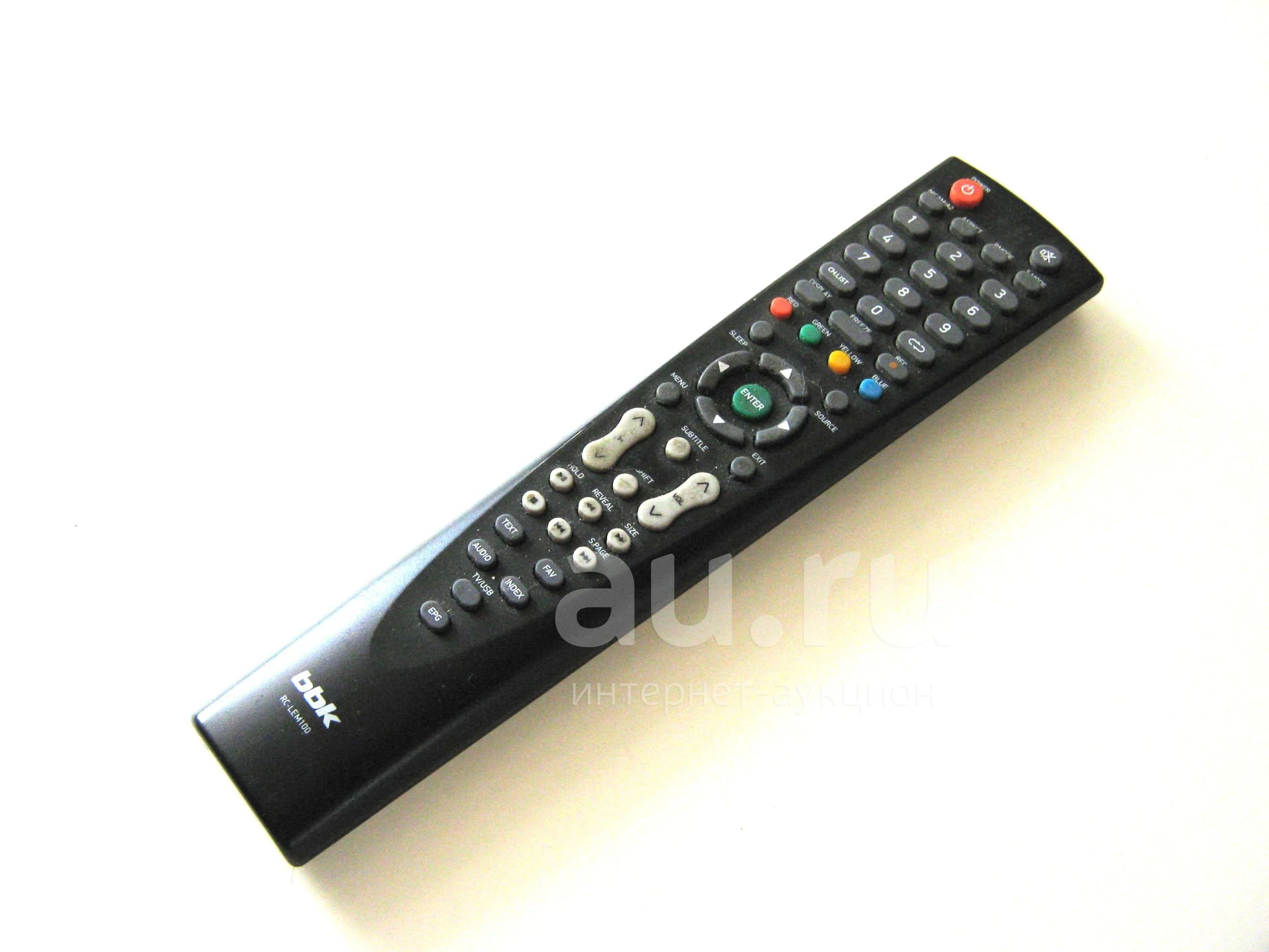 RC-LEM100, пульт tv BBK, оригинал. — купить в Красноярске. Состояние: Б ...
