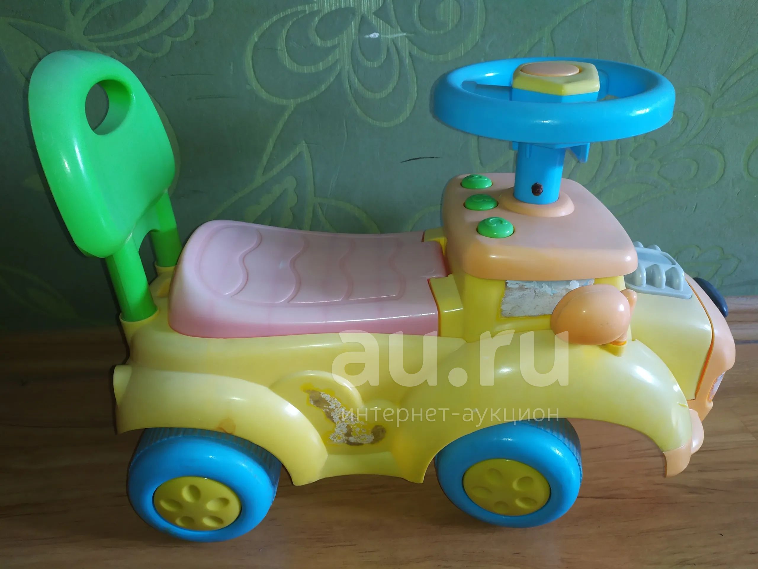 Машина машинка самокат каталка для маленьких детей. Поворачиваются ...