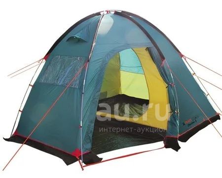 Палатка туристическая Btrace Dome 4 ткань 5000мм. Гарантия 6 месяцев ...