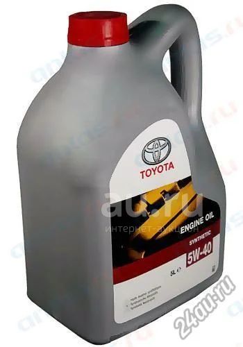 Моторное масло Toyota 5W-40 SL/CF (Тойота 5w40) 5 литров. — купить в ...