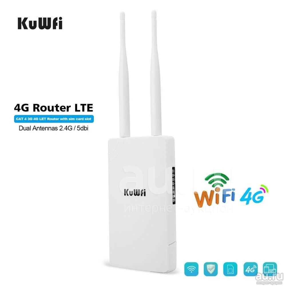 tscam.wifi Уличный LTE 3g 4G SIM Cart Роутер KuWfi CPF905 wi-fi lte ...