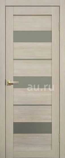 Дверь межкомнатная остеклённая Fly Doors Микрофлекс L-20 цвет ясень ...