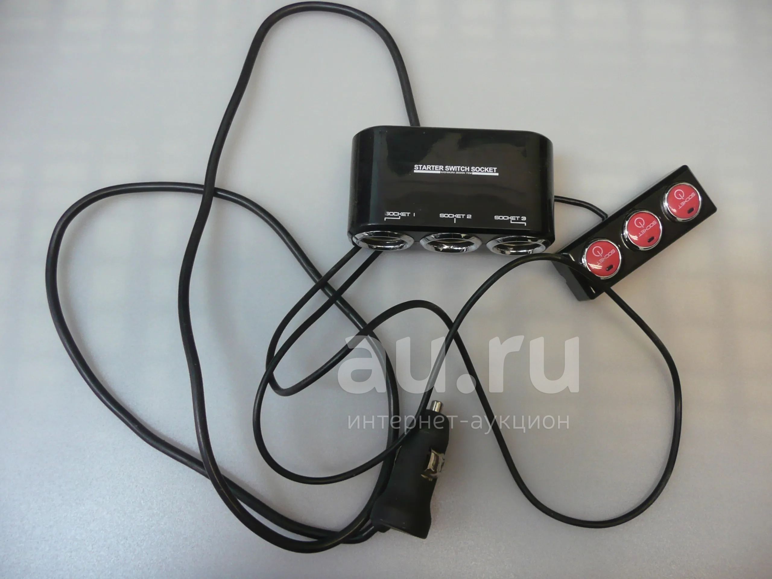 управляемый тройник разветвитель 12V в прикуриватель — купить в ...