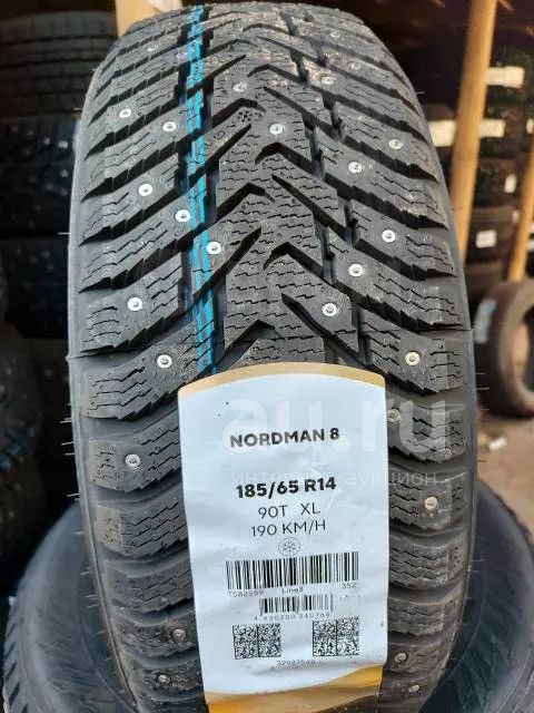 Зимняя резина 185/65 R-14 " Nokian Nordman 8 " шип НОВАЯ !! 4 шт ...