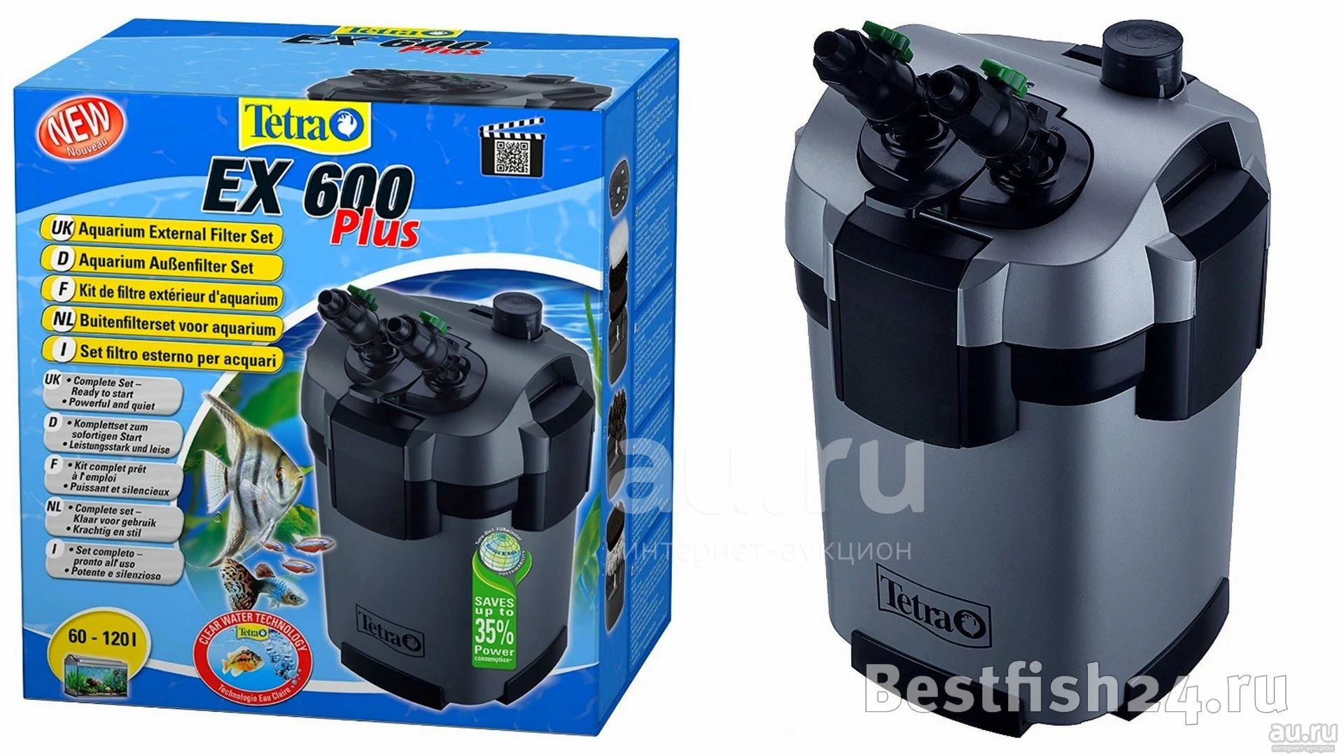 Внешний фильтр Tetra EX 600 plus — купить в Красноярске. Состояние ...