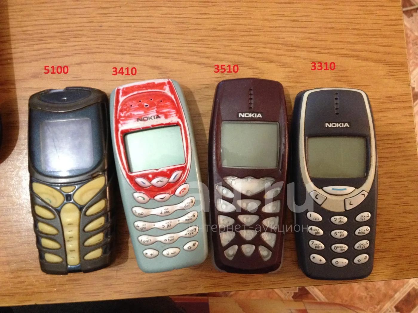 Nokia 3310, 3510,3410.5100 — купить в Красноярске. Состояние: Неисправно.  Кнопочные мобильные телефоны на интернет-аукционе Au.ru