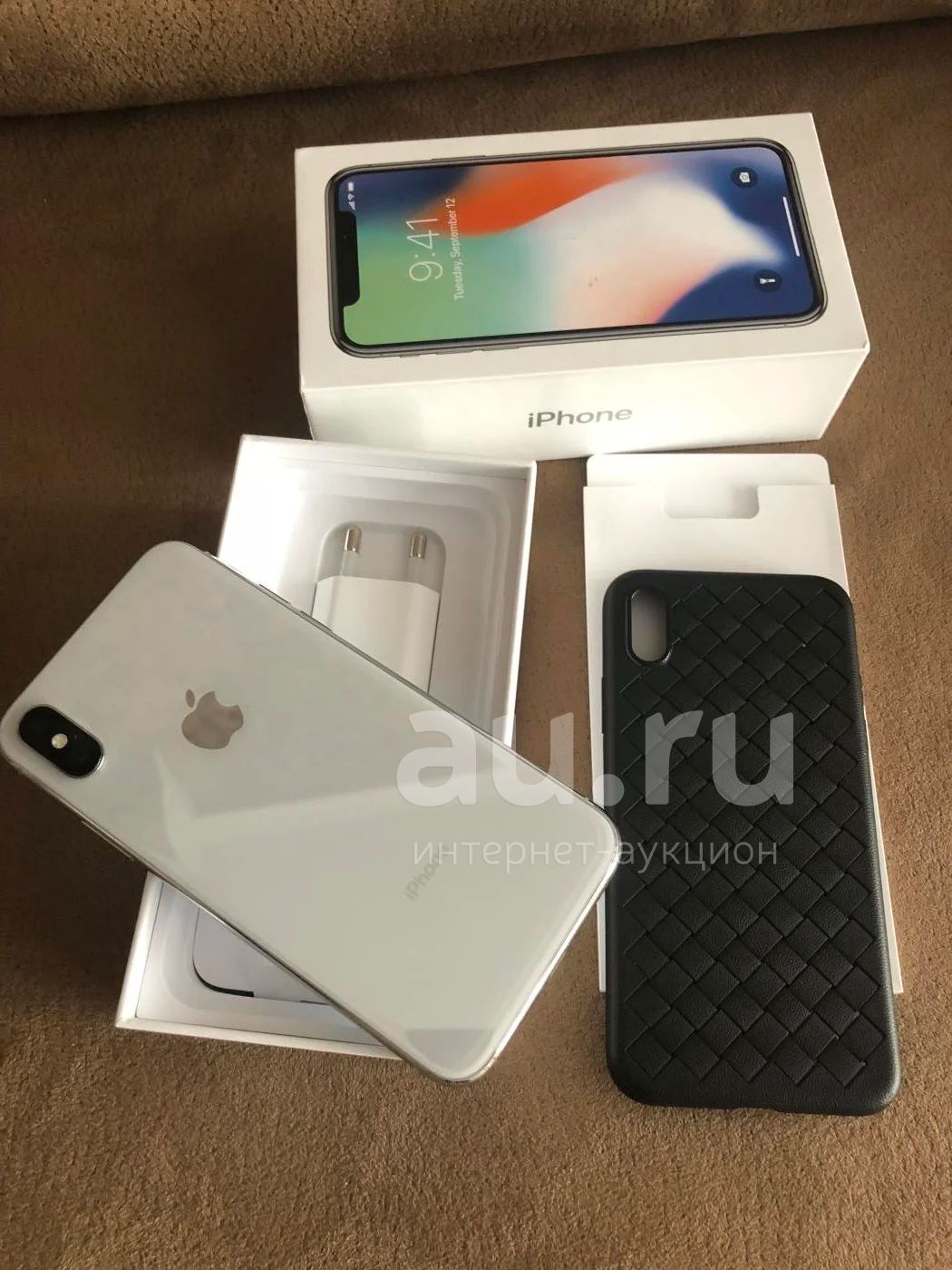 IPhone X на 256 гб (полный комплект) — купить в Красноярске. Состояние:  Новое. Смартфоны на интернет-аукционе Au.ru