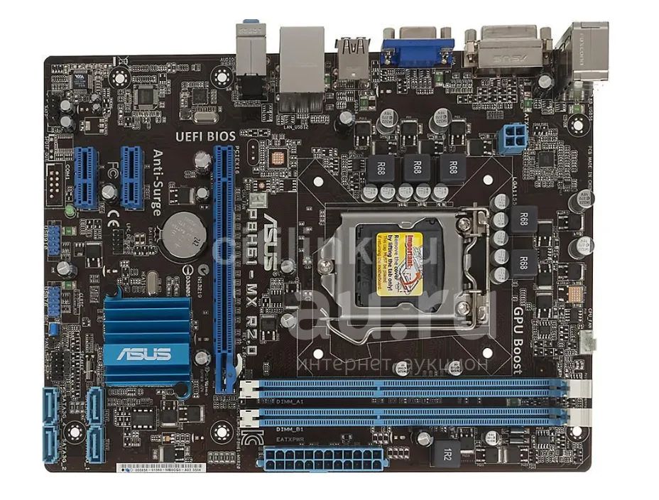 Материнская плата LGA 1155 ASUS P8H61-MX R2.0 — купить в Красноярске ...