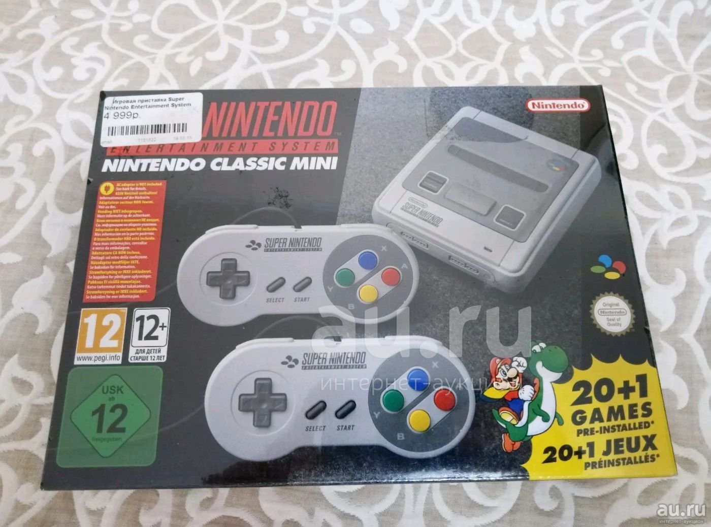 SNES Super Nintendo Entertainment System Nintendo Classic Mini — купить в  Красноярске. Состояние: Новое. Консоли на интернет-аукционе Au.ru