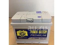 Аккумулятор автомобильный Тюмень Premium 64 Ач прямая полярность ...