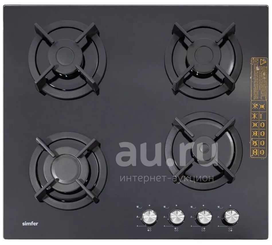 Варочная панель газовая Simfer H60N40B416 — купить в Красноярске ...