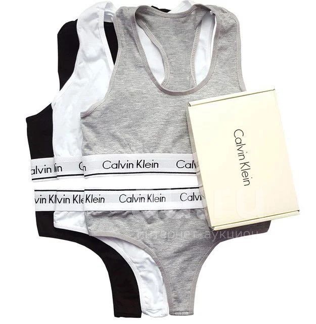 Набор женского белья Calvin Klein — купить в Красноярске. Состояние: Новое.Нижнее бельё на интернет-аукционе Au.ru